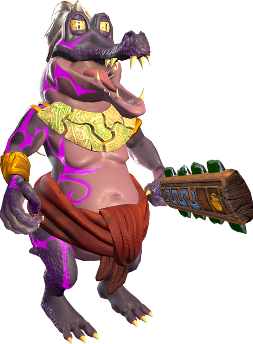 Crocodile enemy concept