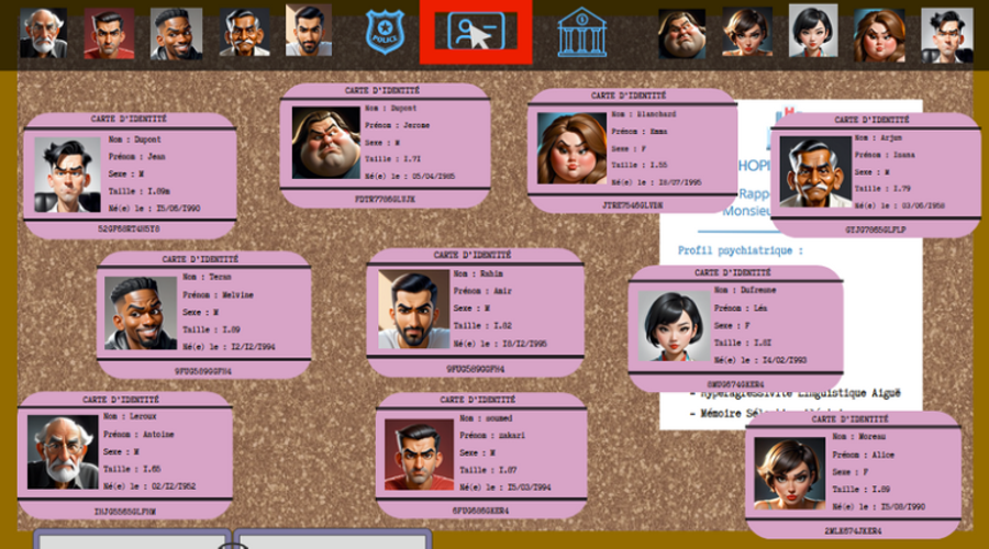 Pre-final screen