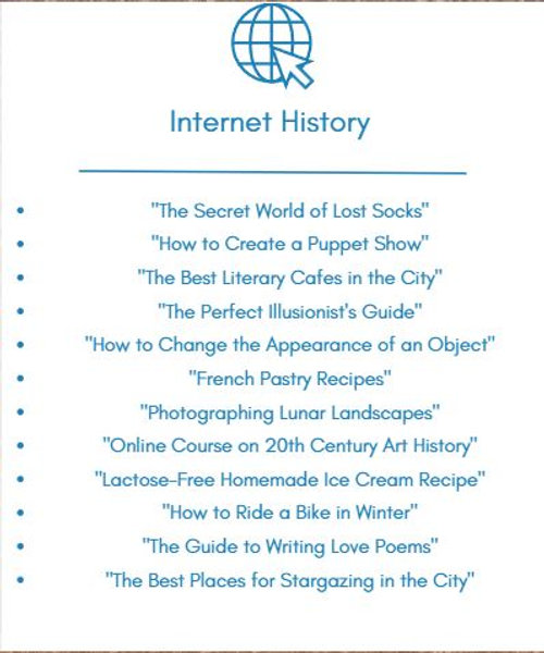Internet history prototype