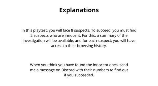 Playtest sheet